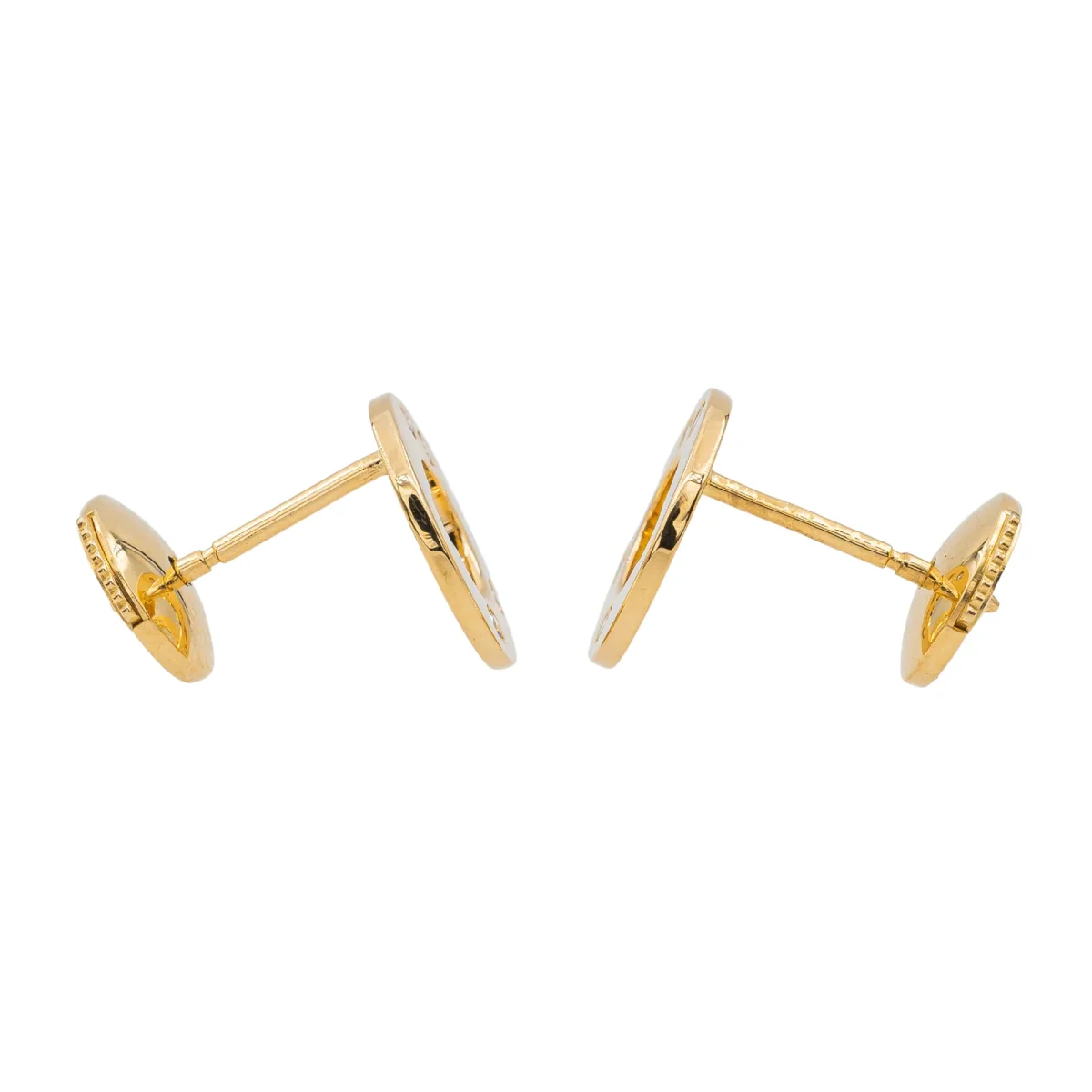 Dinh van Boucles d'oreilles Cible Or jaune Diamant – Image 5