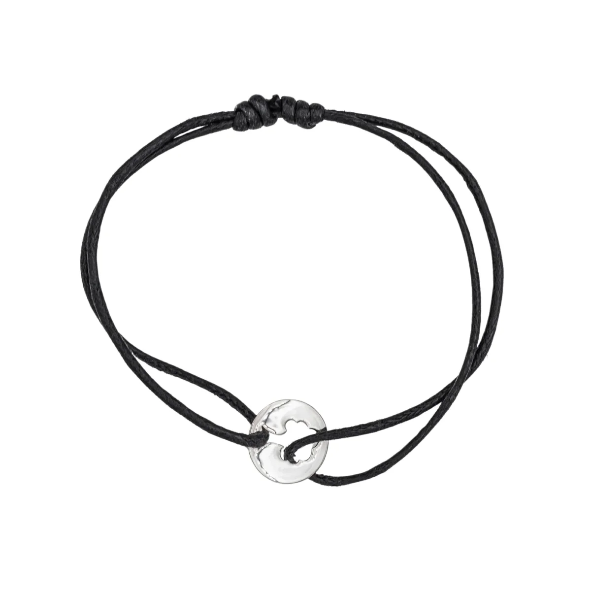 Arthus bertrand Bracelet Cordon Or blanc – Image 2