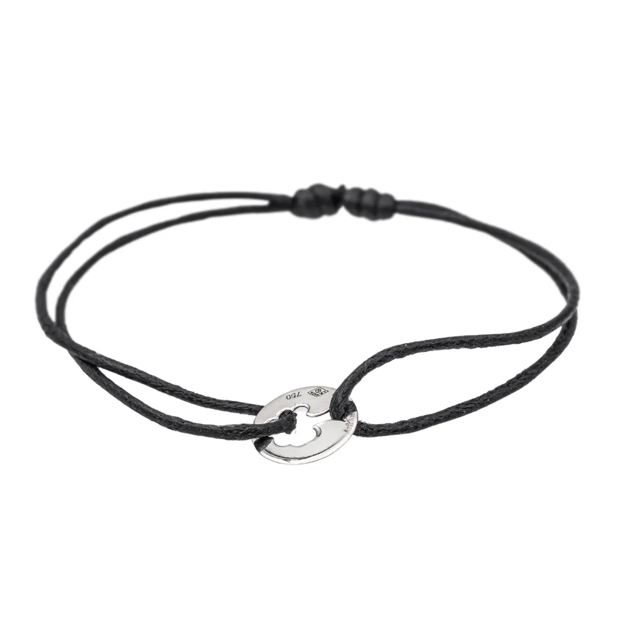 Arthus bertrand Bracelet Cordon Or blanc – Image 4