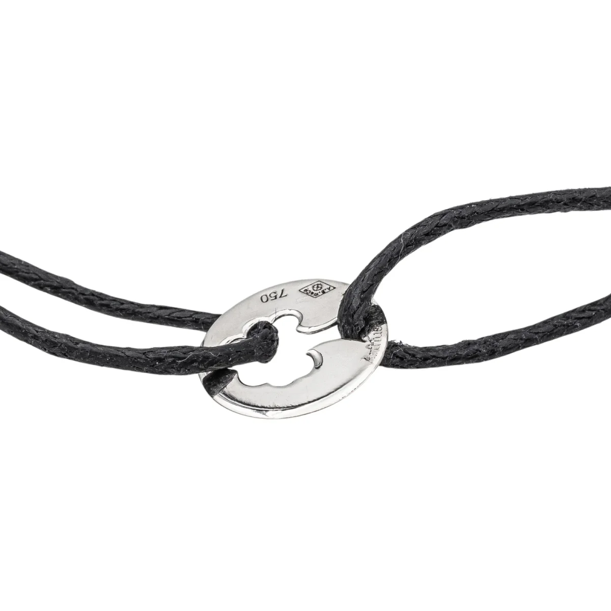 Arthus bertrand Bracelet Cordon Or blanc – Image 5