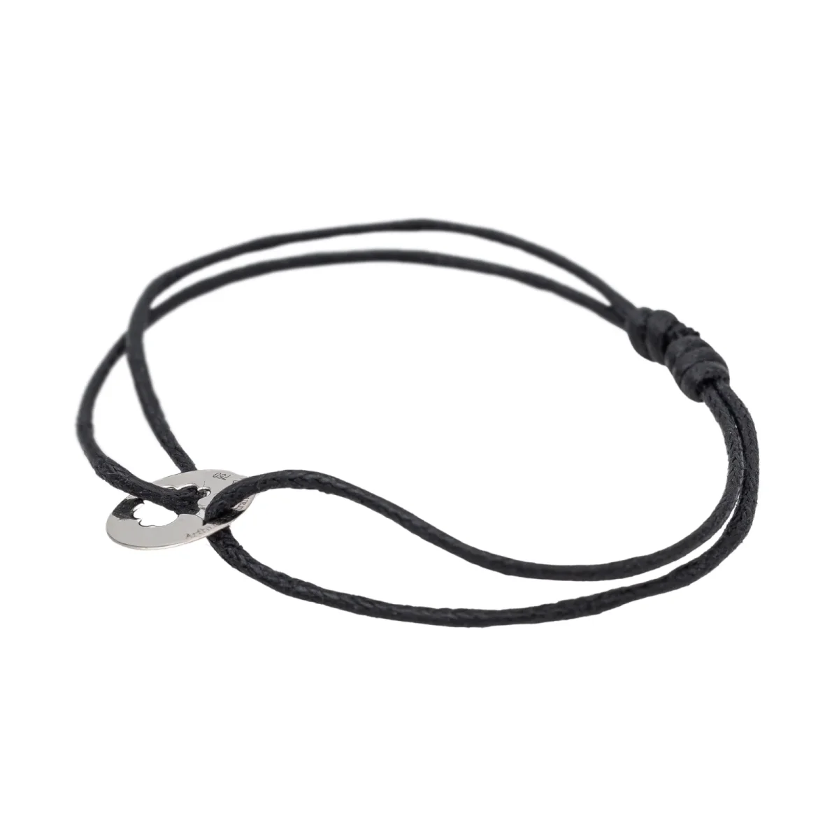 Arthus bertrand Bracelet Cordon Or blanc – Image 6