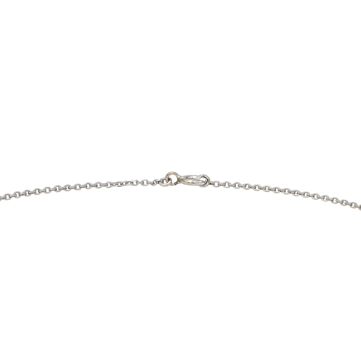 Collier Chaîne + pendentif Or blanc, Platine Diamant – Image 5