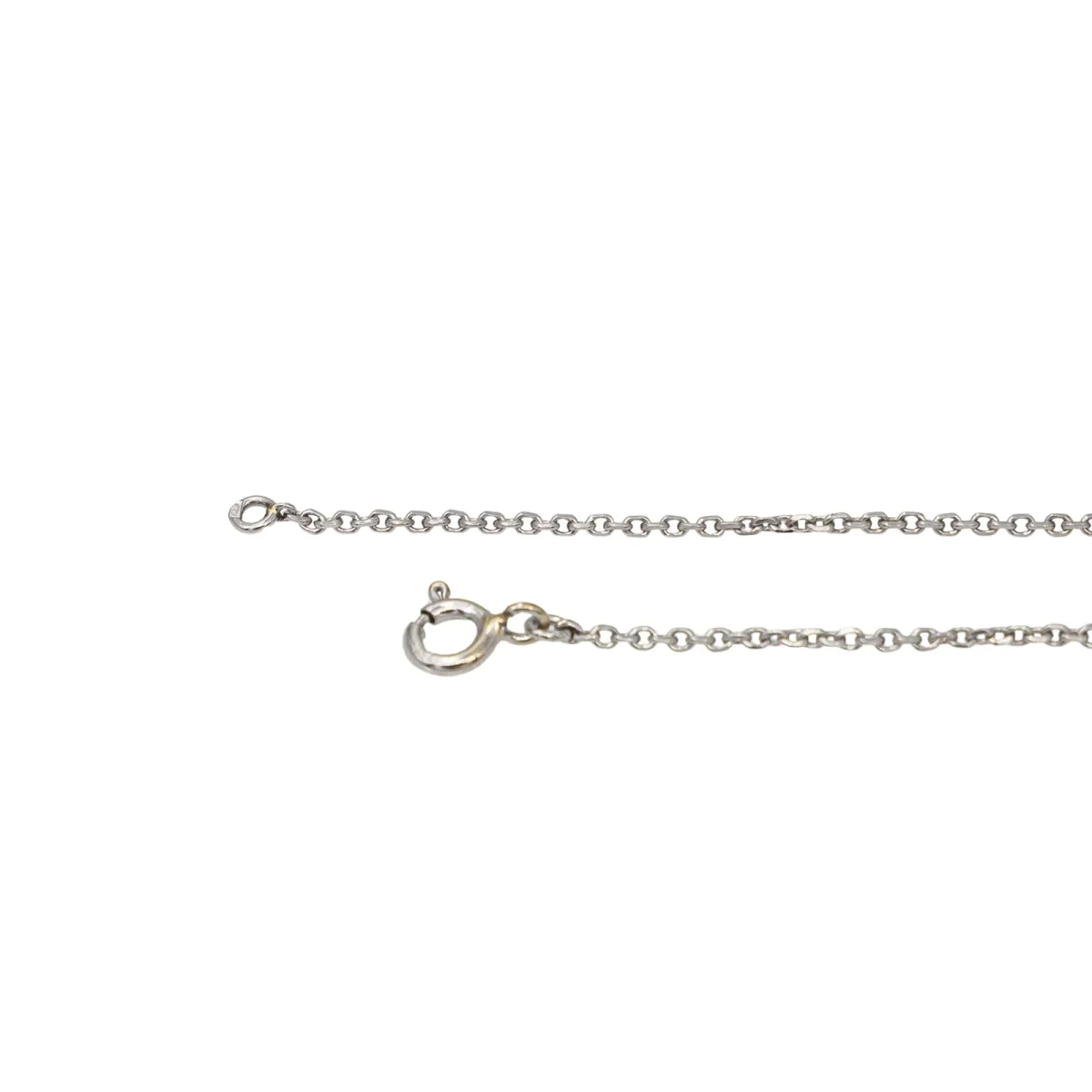 Collier Chaîne + pendentif Or blanc, Platine Diamant – Image 8