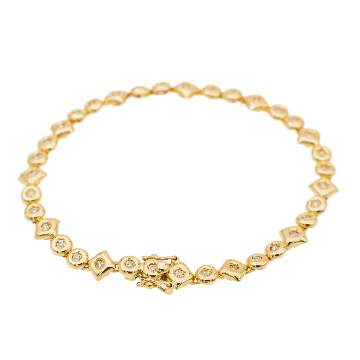 Bracelet Or jaune Diamant – Image 4