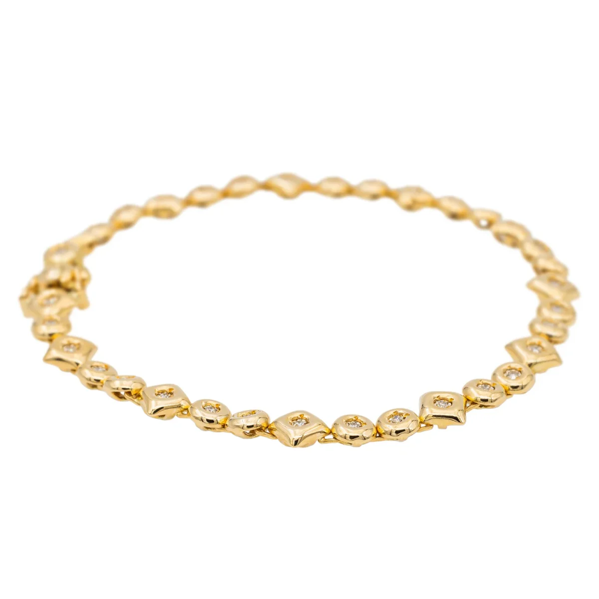 Bracelet Or jaune Diamant – Image 6