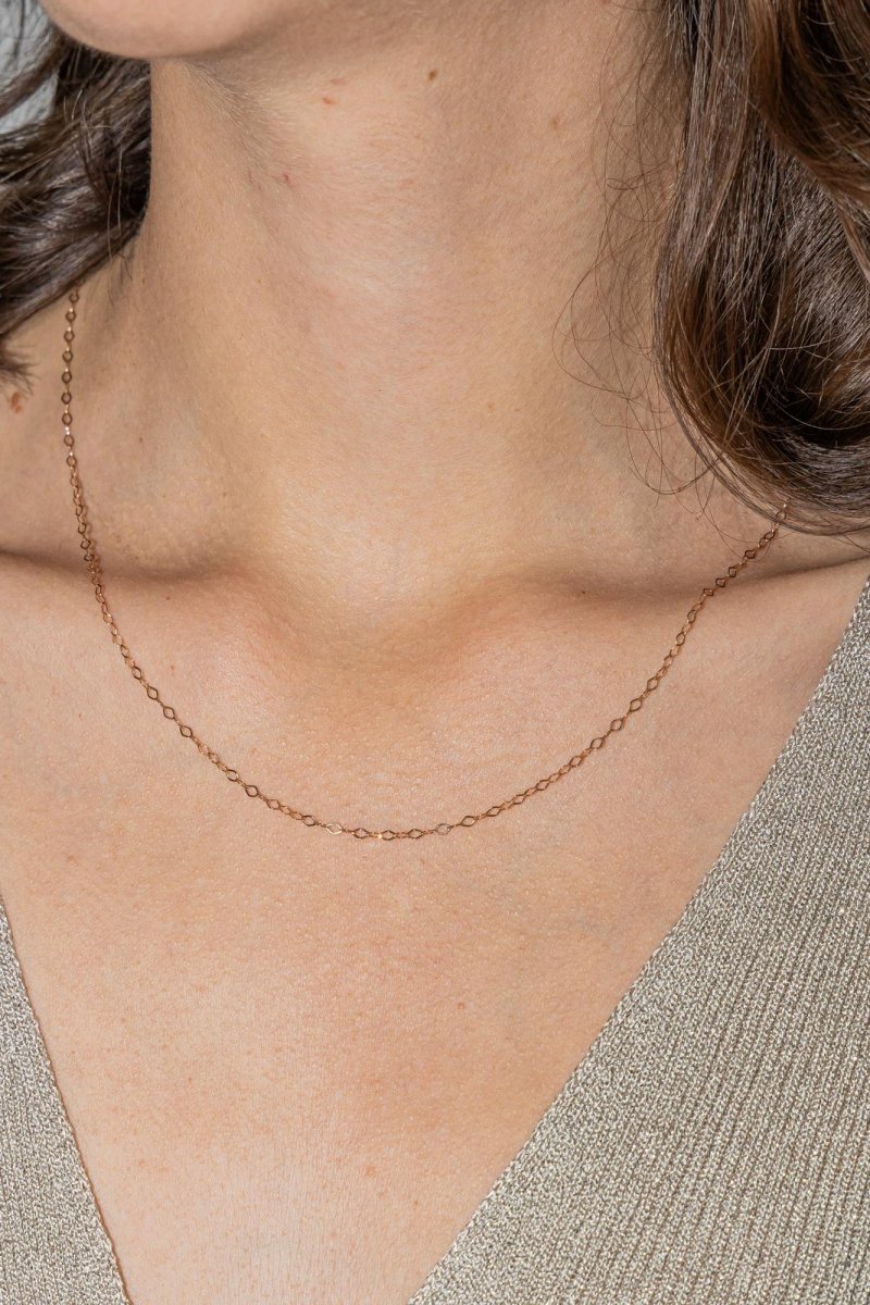 Collier Chaîne Or rose – Image 3