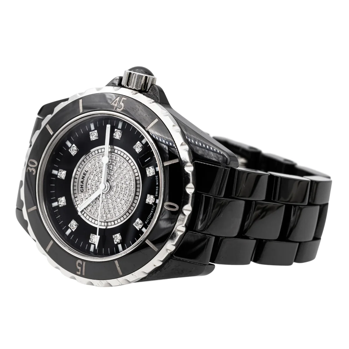 Chanel Montre J12 Céramique Diamant – Image 5