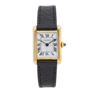 Cartier Montre Tank Or jaune