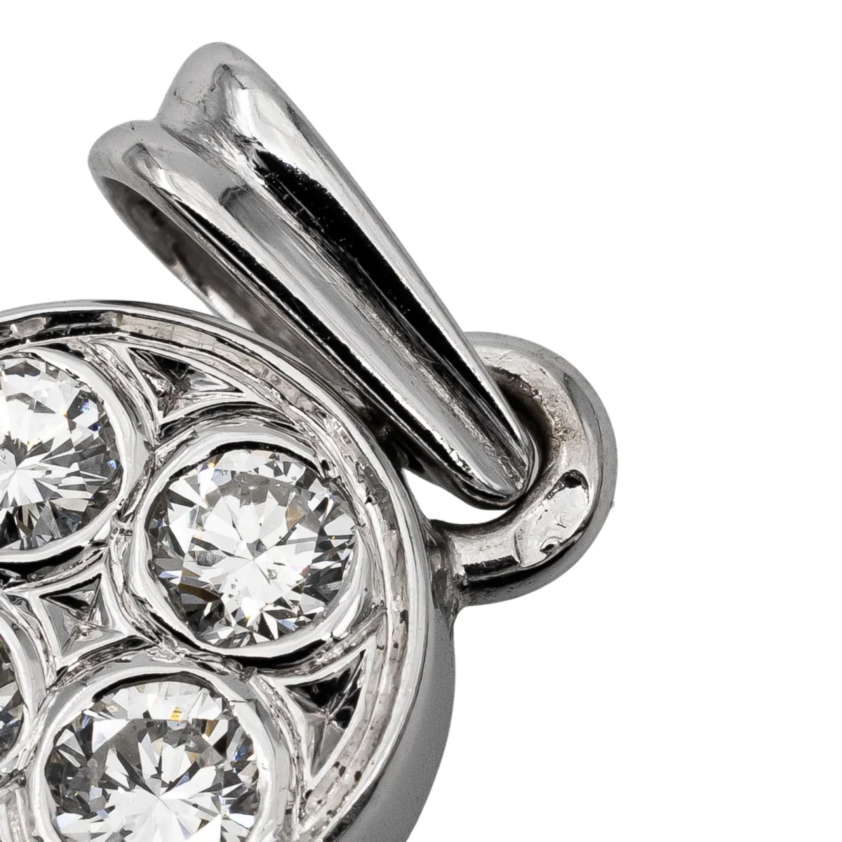 Pendentif Or blanc Diamant – Image 5