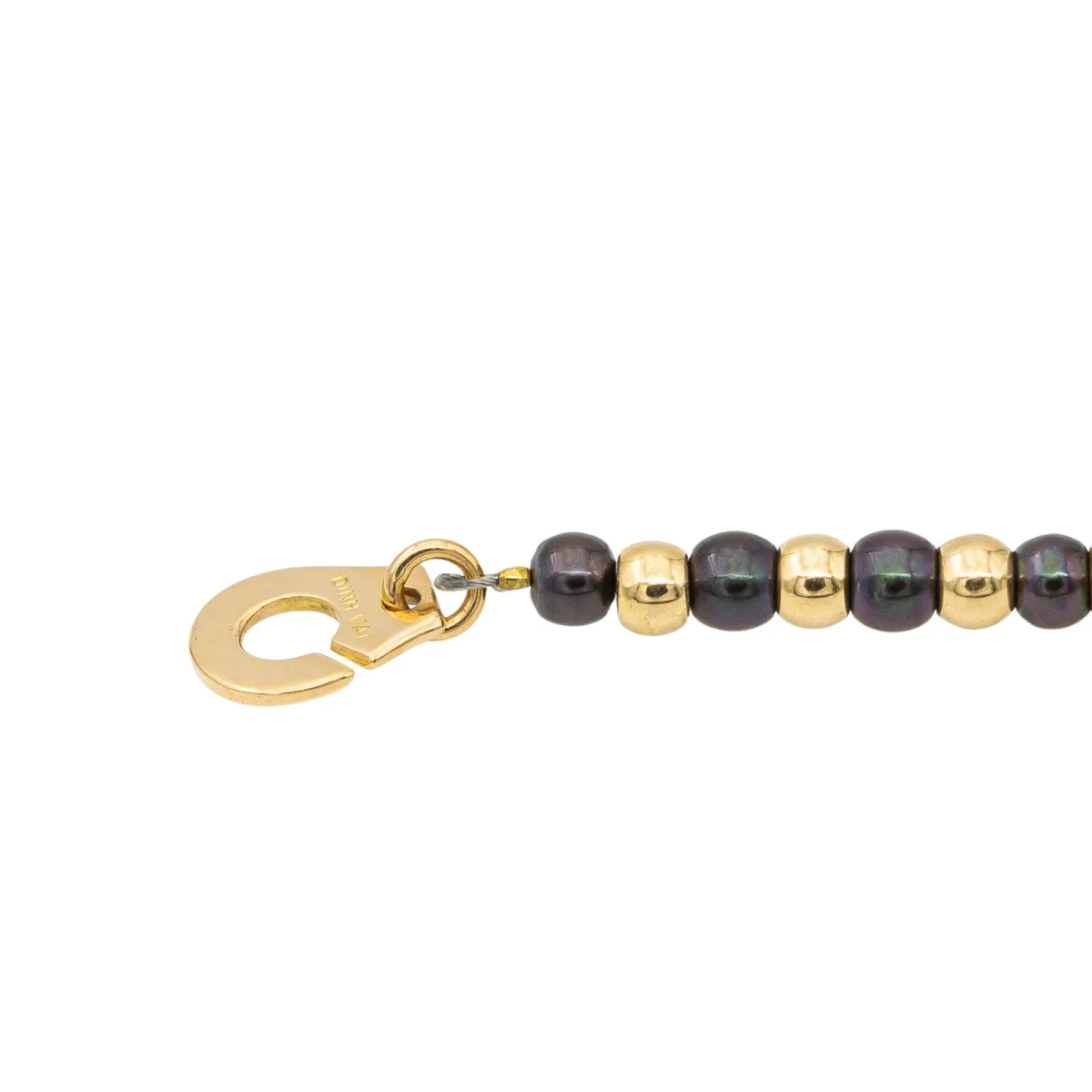 Dinh van Collier Menottes Or jaune Perle – Image 7