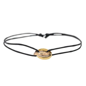 Cartier Bracelet Cordon Trinity Or jaune, Or blanc, Or rose