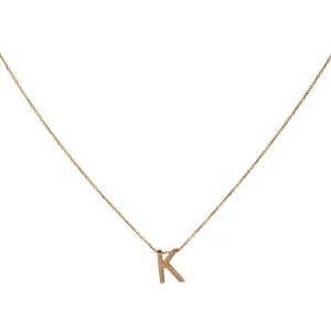 Vanrycke Collier Abécédaire Or rose