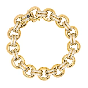 Caplain Bracelet  Or jaune, Or blanc