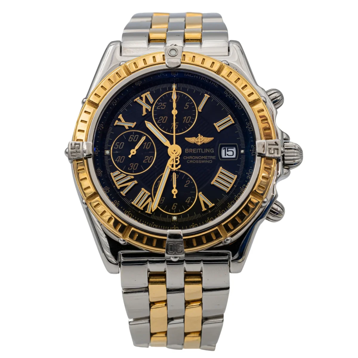 Breitling Montre Crosswind Acier, Or jaune