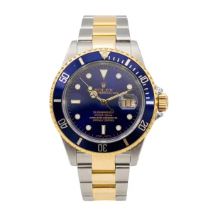 Rolex Montre Submariner Acier, Or jaune
