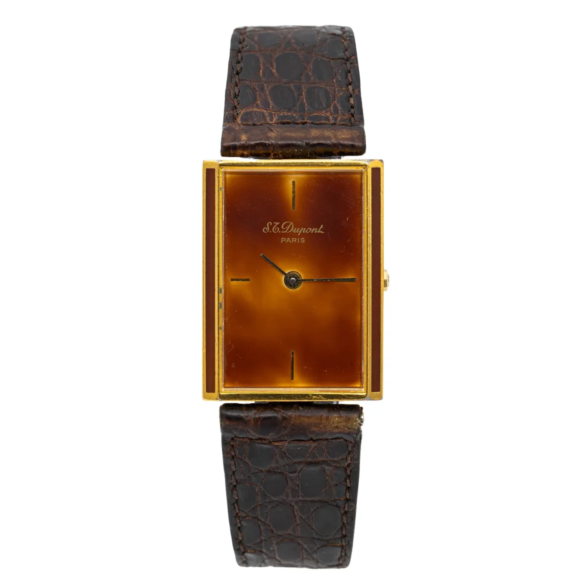 St dupont Montre Plaqué or