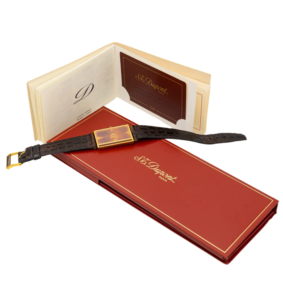 St dupont Montre Plaqué or – Image 4