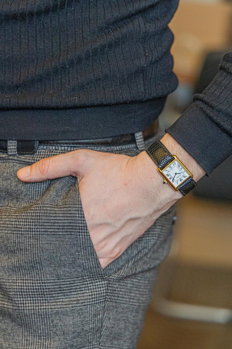 Cartier Montre Tank Plaqué or – Image 3