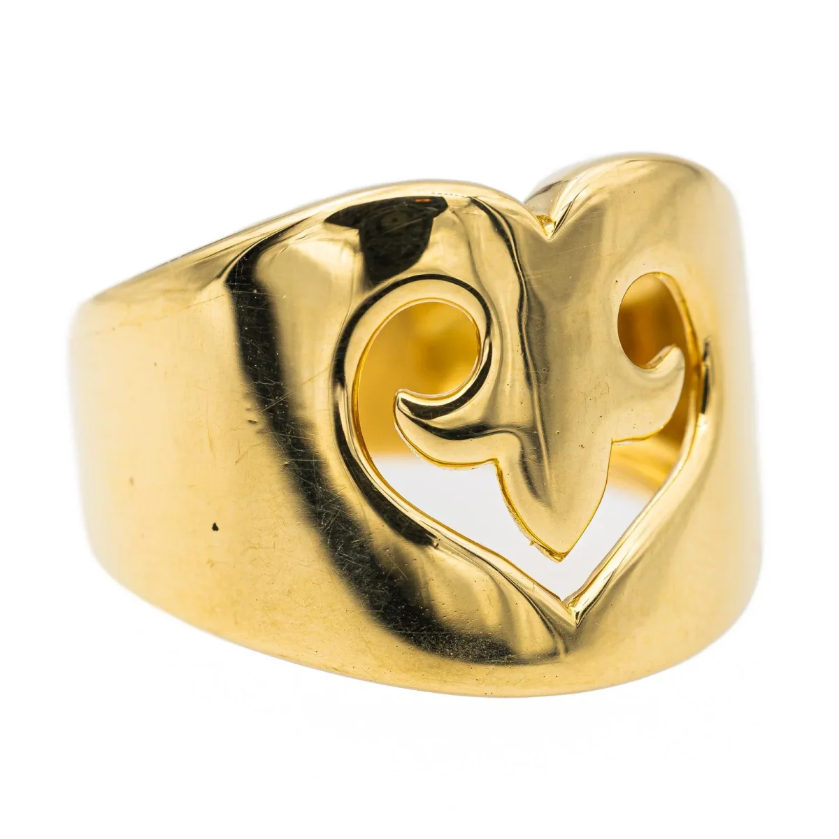 O.j. perrin Bague Cocktail Cœur légende Or jaune – Image 8