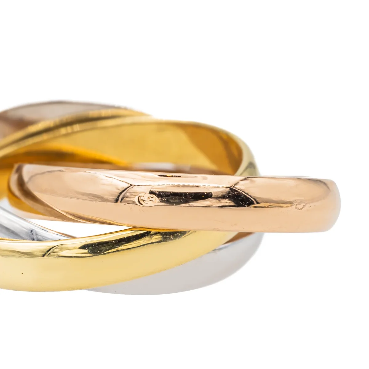 Cartier Bague Trinity Or rose, Or jaune, Or blanc – Image 5