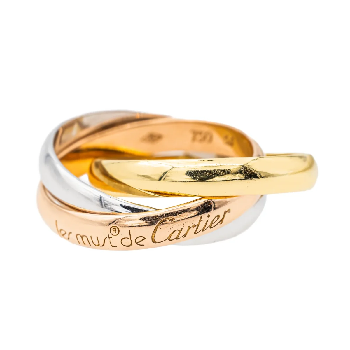 Cartier Bague Trinity Or rose, Or jaune, Or blanc – Image 6
