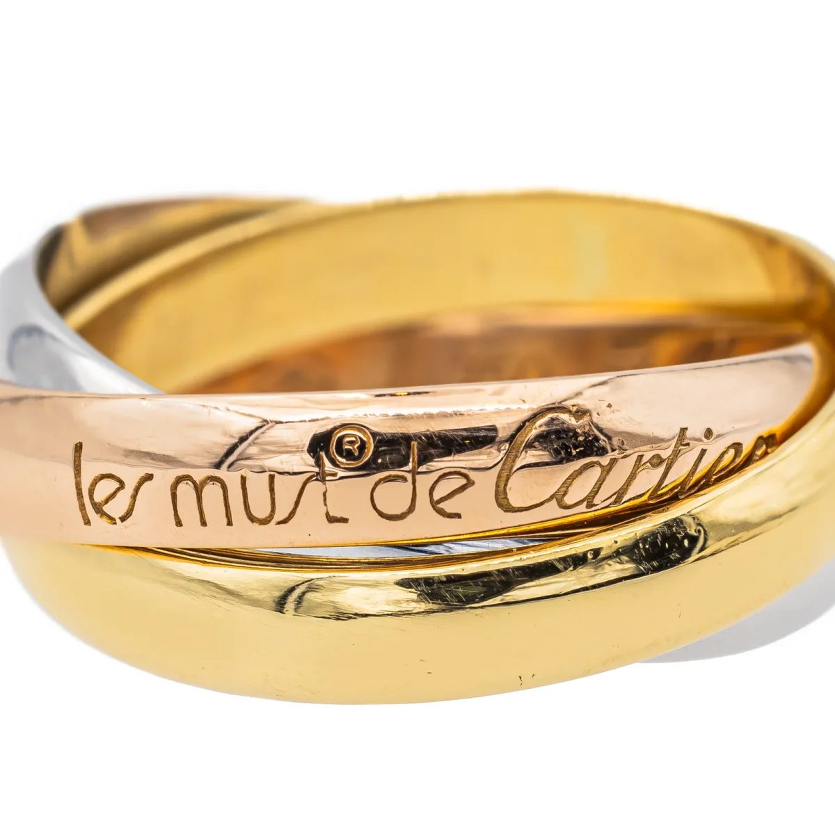Cartier Bague Trinity Or rose, Or jaune, Or blanc – Image 8