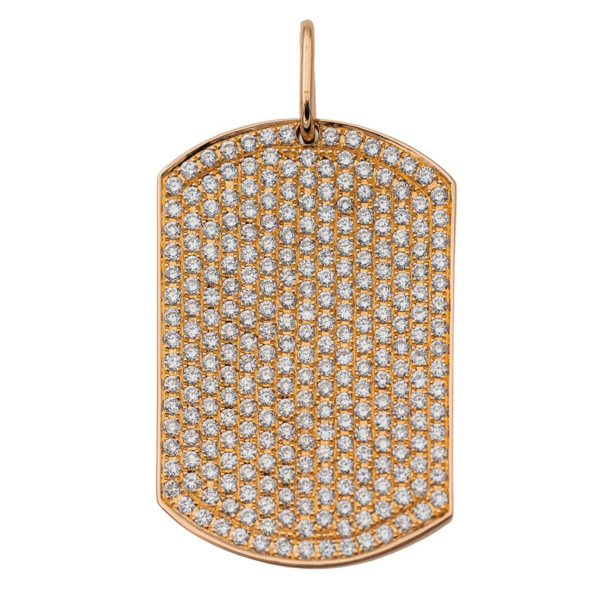 Victoria casal Pendentif Plaque Or rose Diamant – Image 2