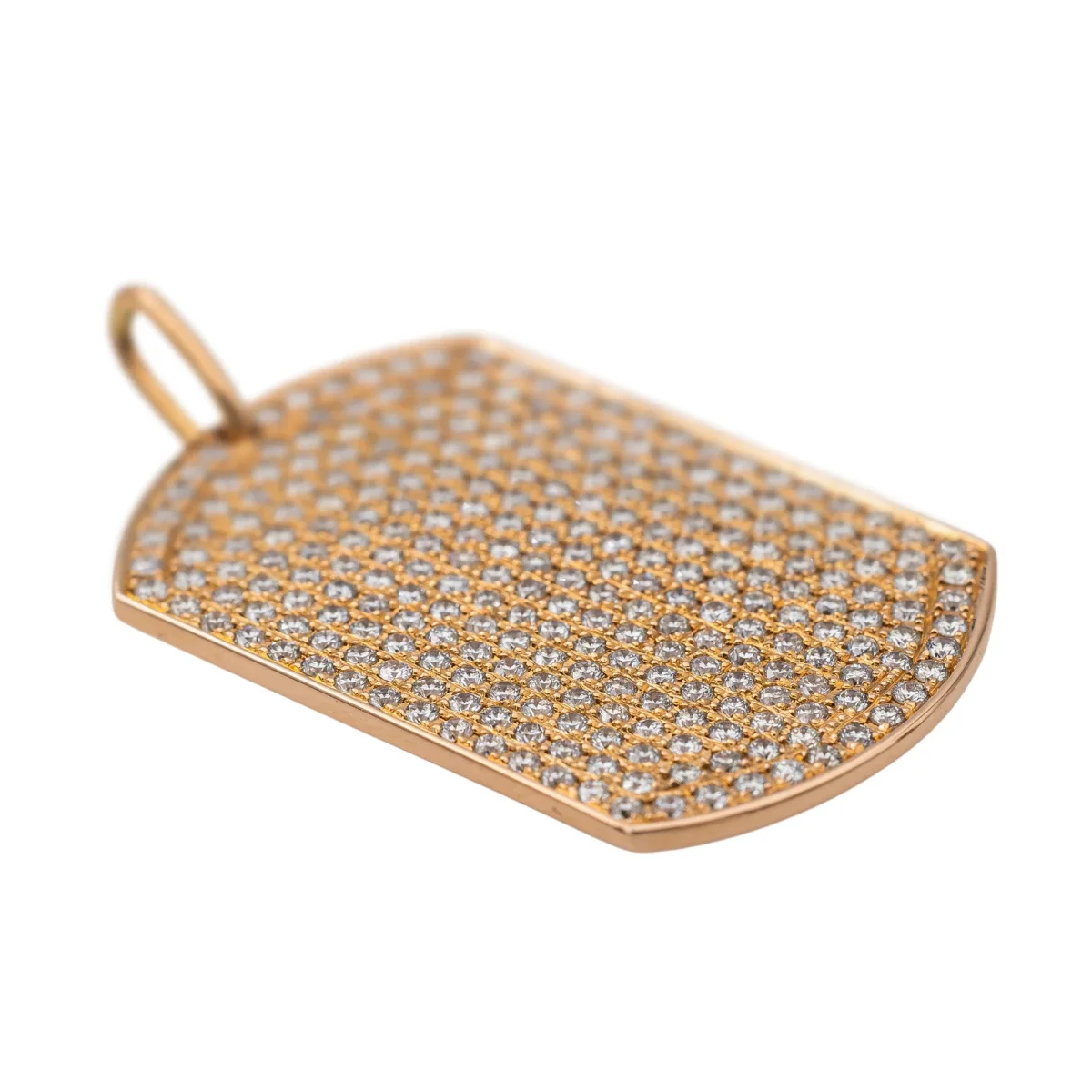 Victoria casal Pendentif Plaque Or rose Diamant – Image 5