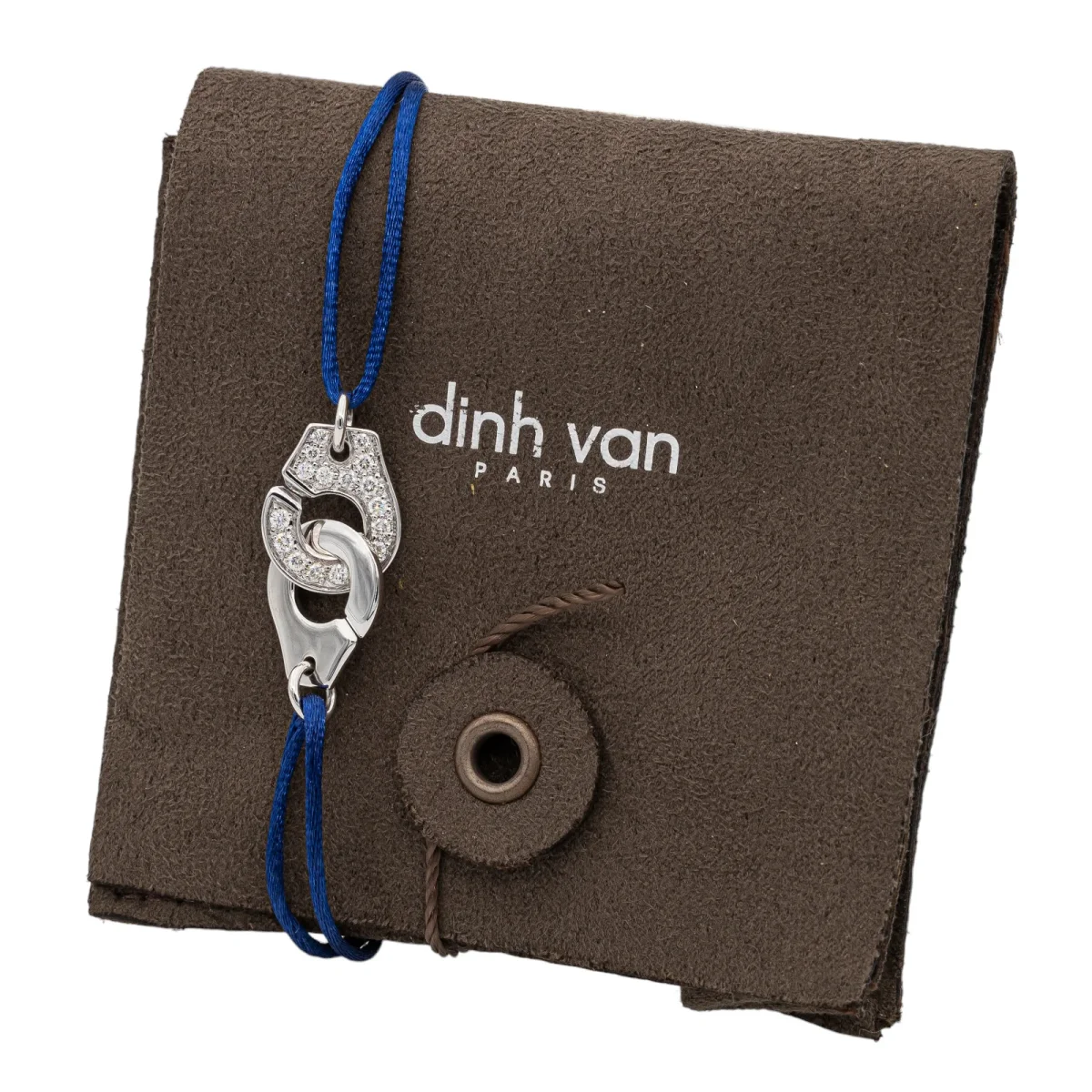 Dinh van Bracelet Cordon Menottes Or blanc Diamant – Image 4
