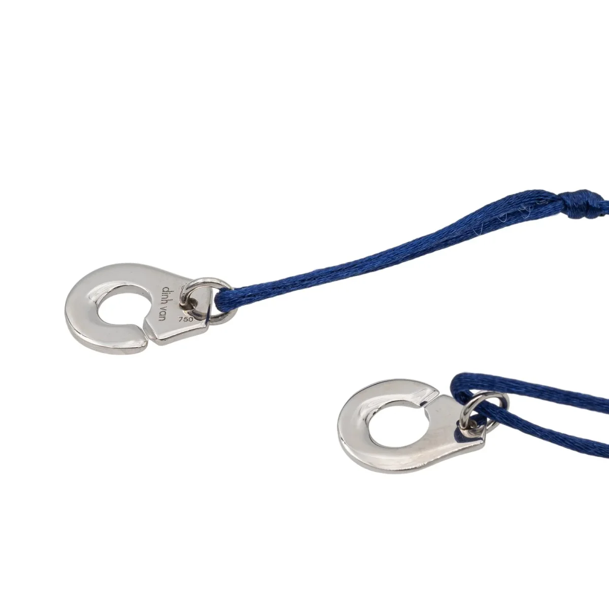 Dinh van Bracelet Cordon Menottes Or blanc Diamant – Image 8