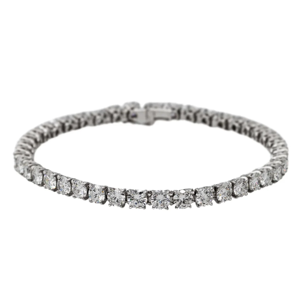 Ligne Bracelet Ligne Or blanc Diamant