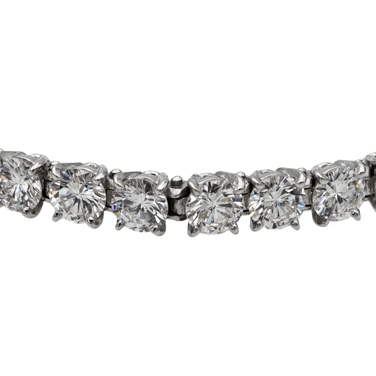 Ligne Bracelet Ligne Or blanc Diamant – Image 9