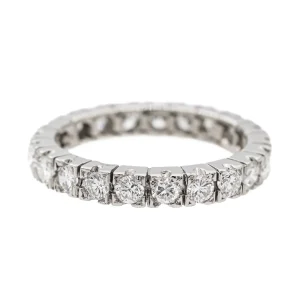 Bague Alliance Platine Diamant