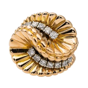 Bague Or rose Diamant