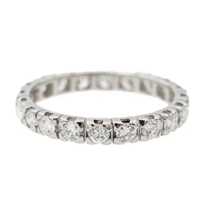 Bague Alliance Platine Diamant