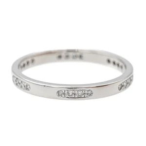 Bague Alliance Or blanc Diamant