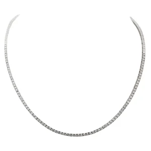 Collier Rivière Or blanc Diamant