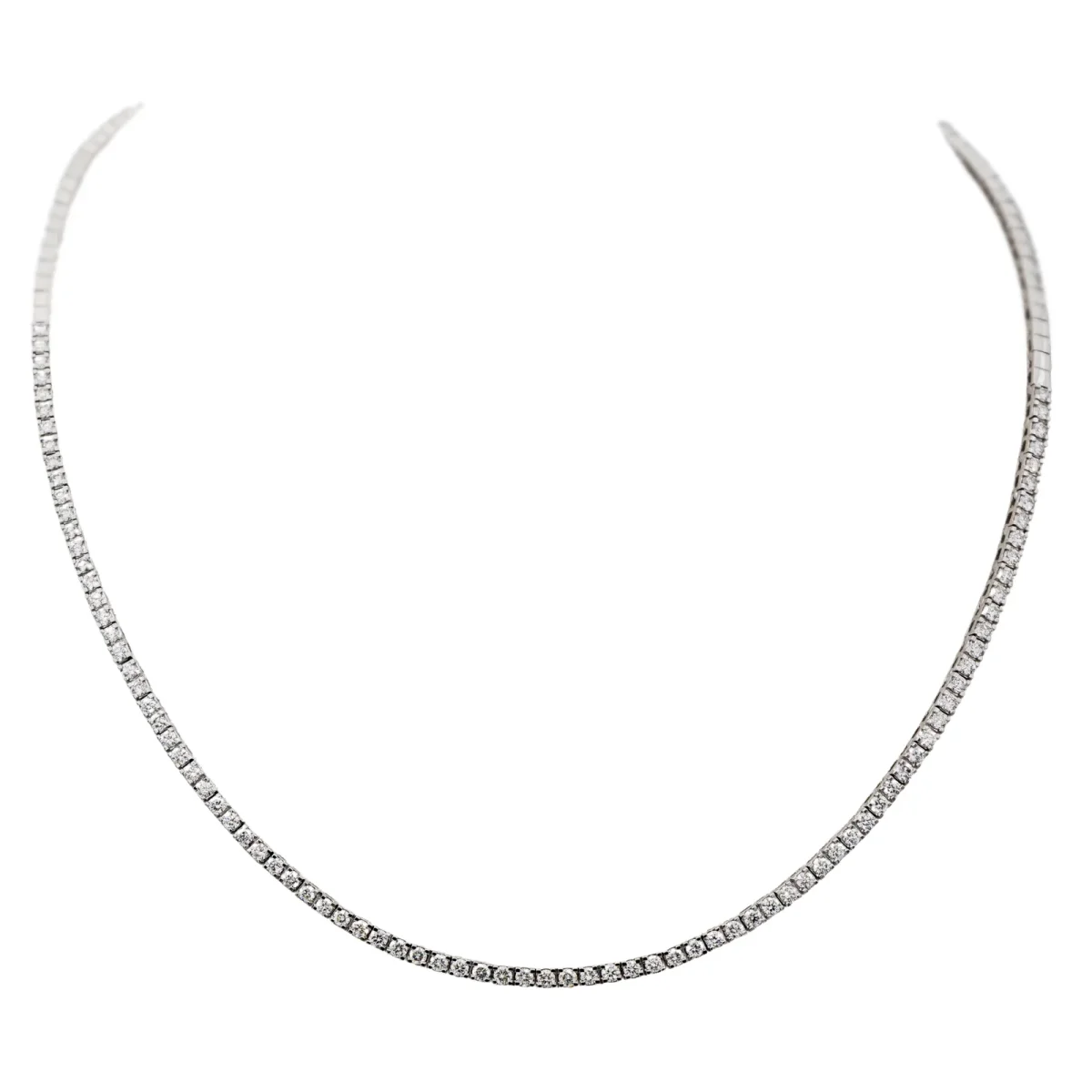 Collier Rivière Or blanc Diamant