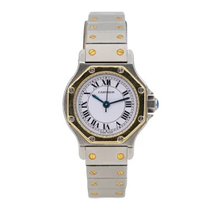 Cartier Montre Santos Acier, Or jaune