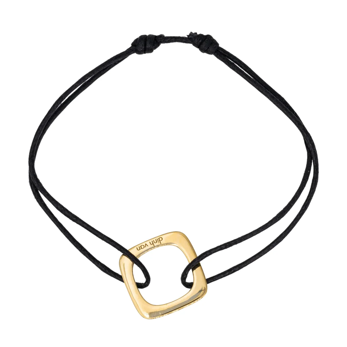 Dinh van Bracelet Impression Or jaune – Image 2