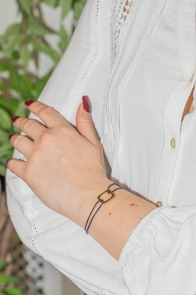 Dinh van Bracelet Impression Or jaune – Image 3