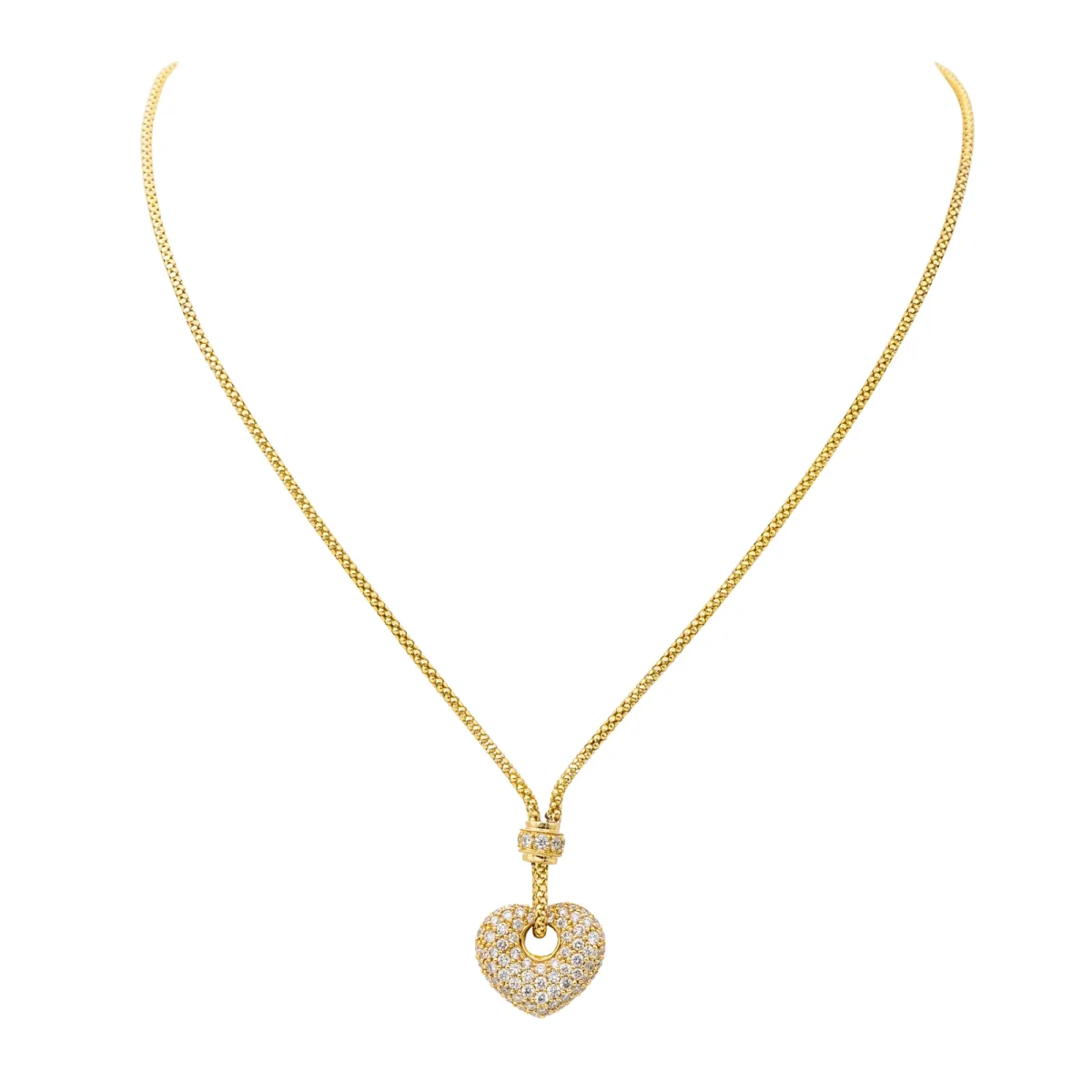 Collier Or jaune Diamant