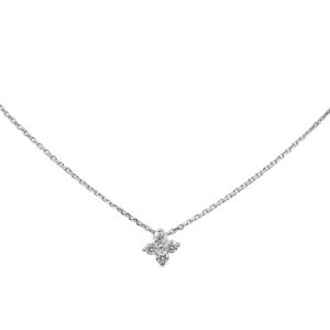 Collier Pendentif Or blanc Diamant