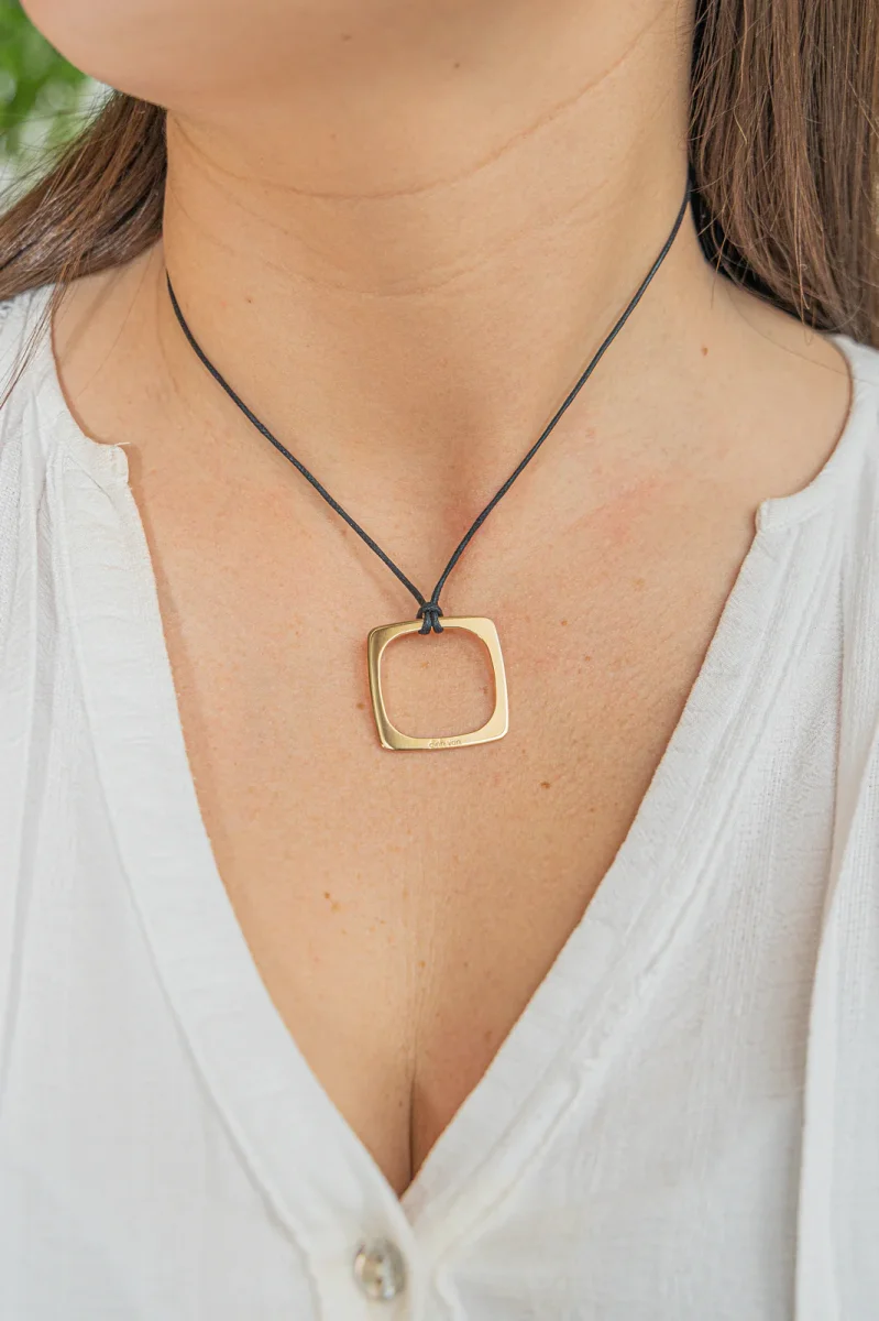 Dinh van Pendentif Impression Or jaune – Image 3