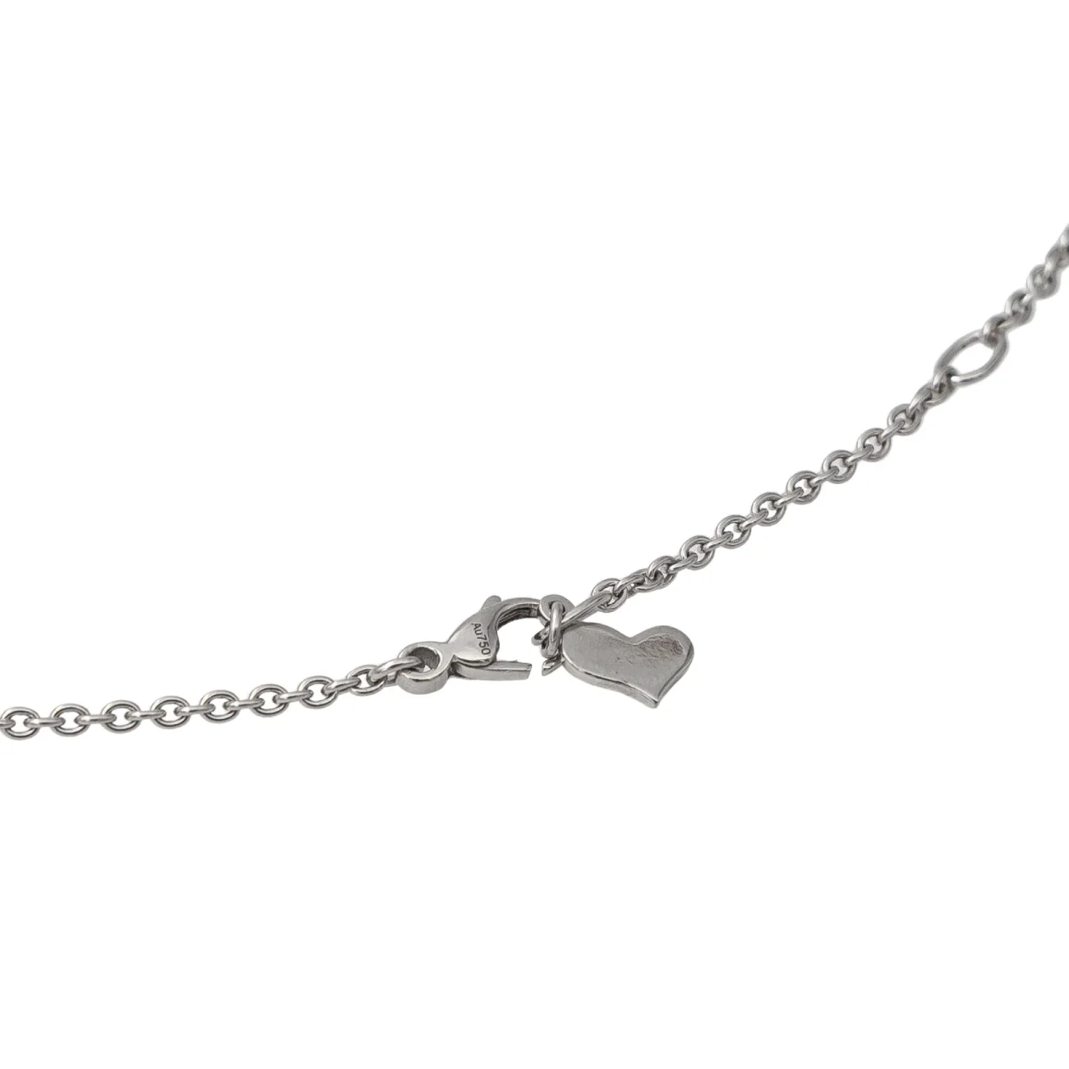 Piaget Collier Cœur Or blanc Diamant – Image 7