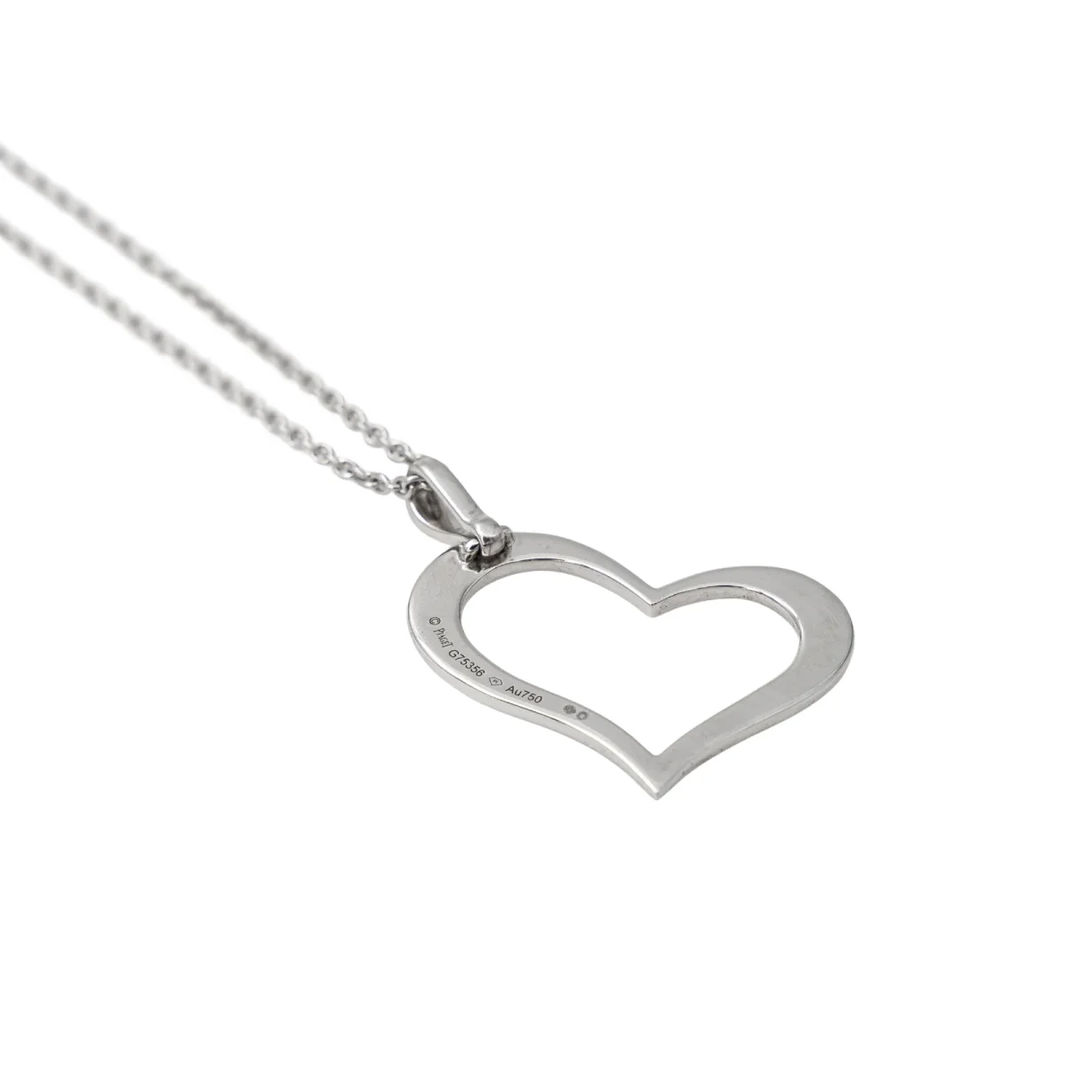 Piaget Collier Cœur Or blanc Diamant – Image 8