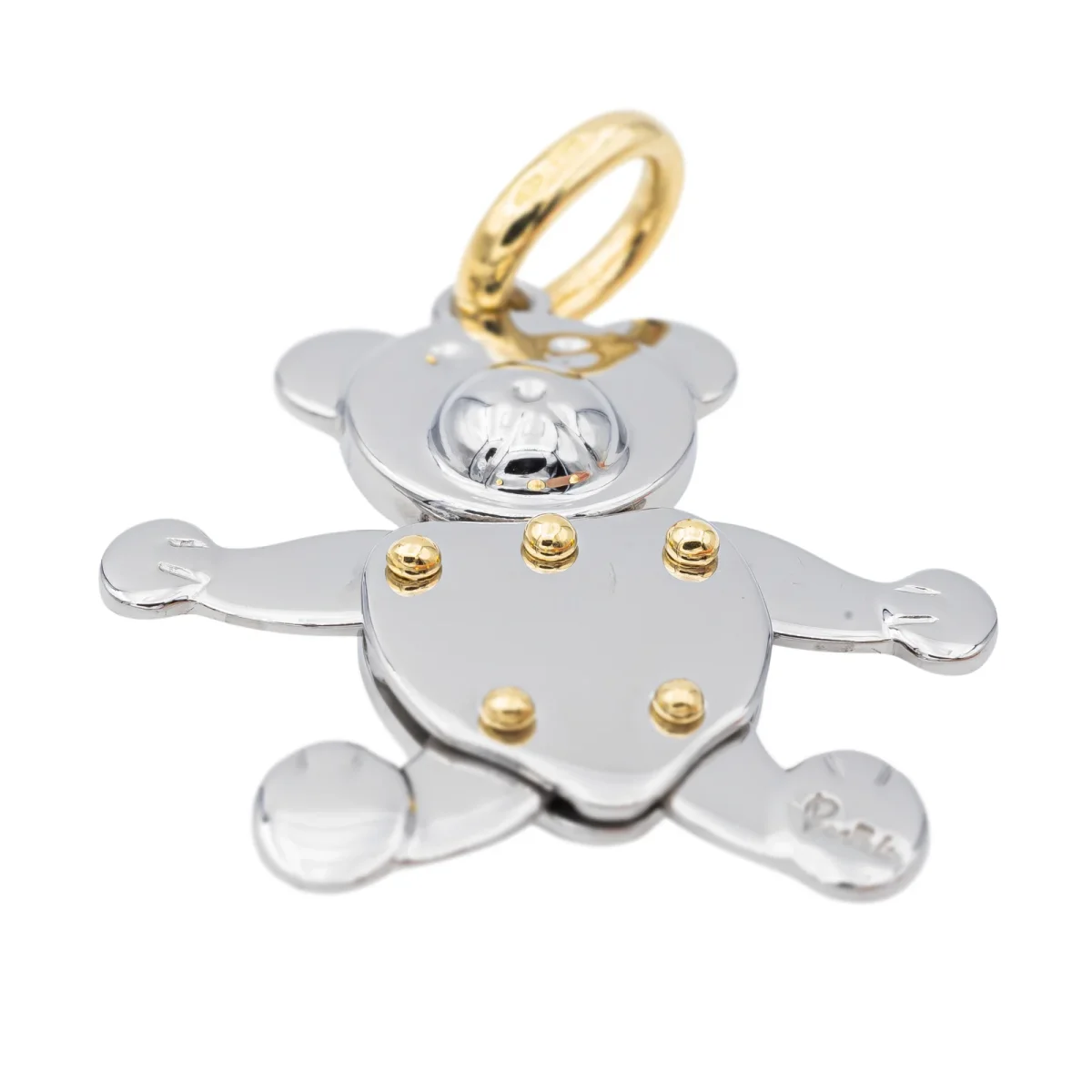 Pomellato Pendentif Orsetto Acier, Or jaune – Image 4