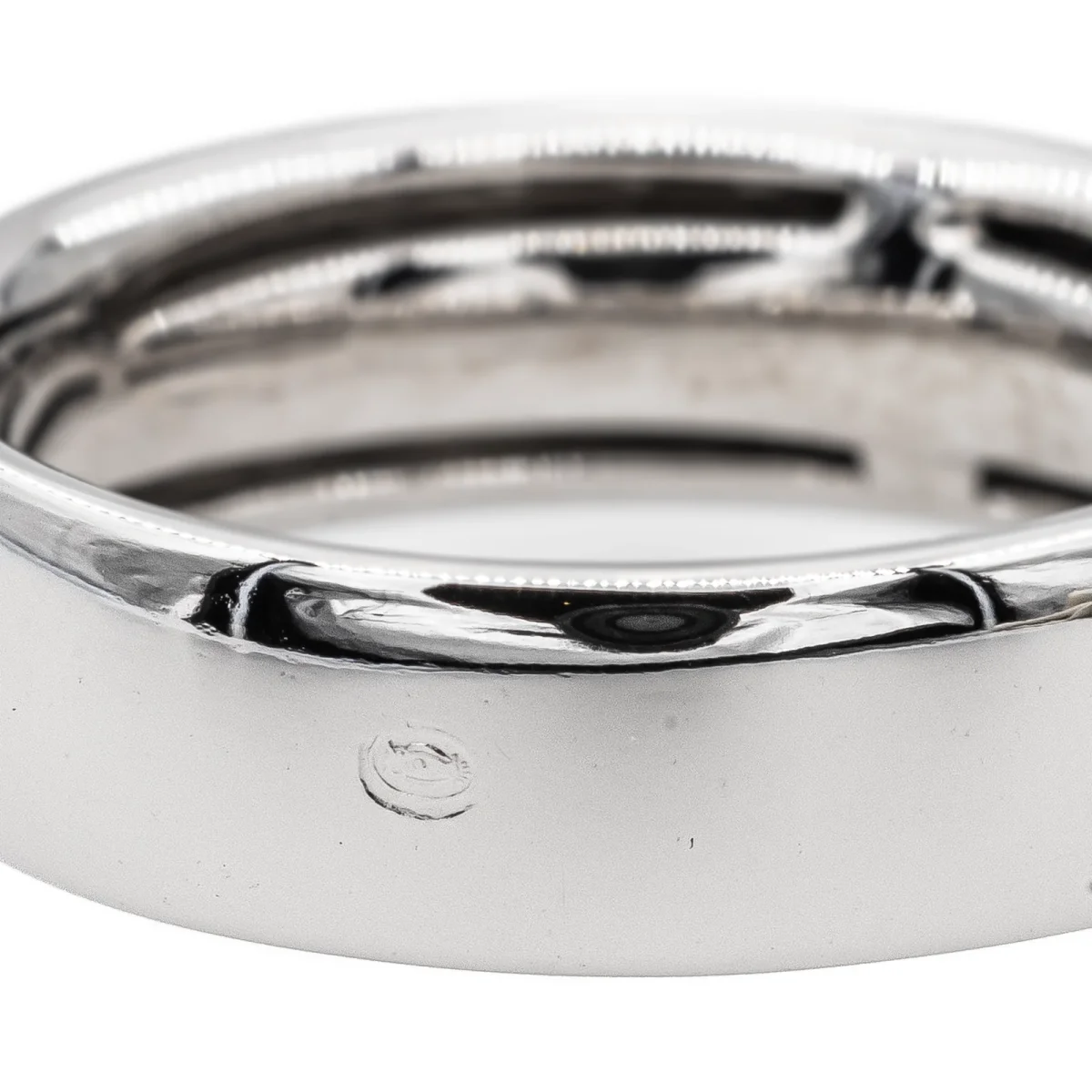 Bague Alliance Or blanc Diamant – Image 7