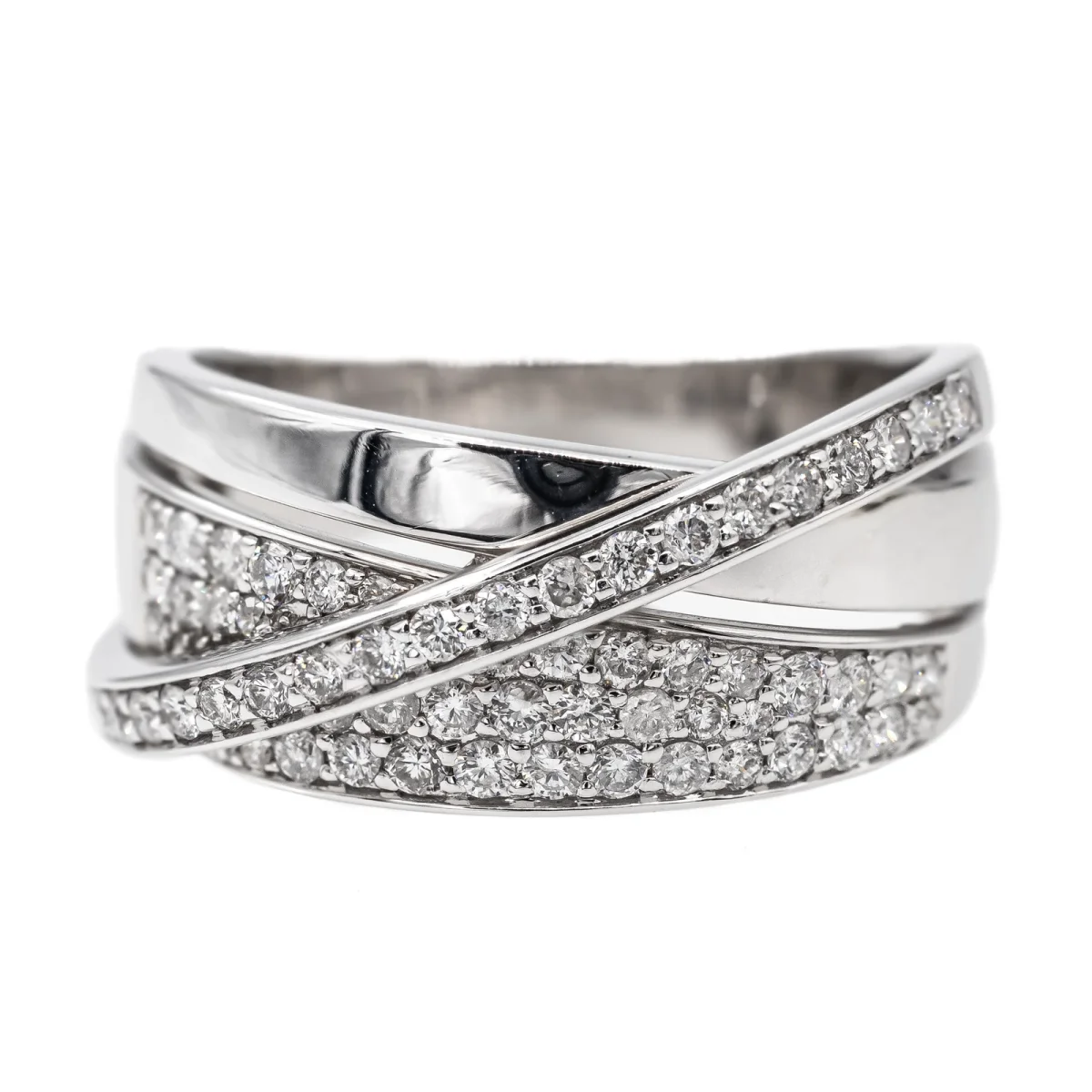 Guy laroche Bague Or blanc Diamant – Image 2