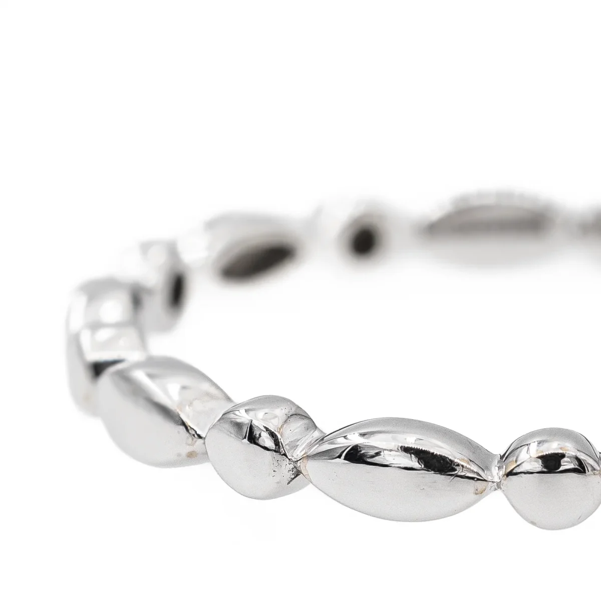 Mauboussin Bague Alliance Or blanc – Image 7